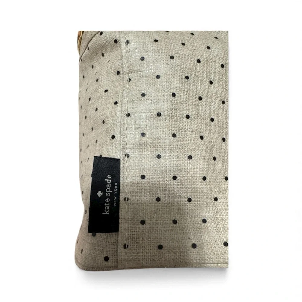 Kate Spade Cream is and Black Polka Dot Bag